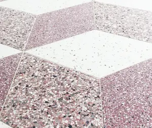 Kunstmatige Terrazzo Roze Platen Goedkope Terrazzo Tegel