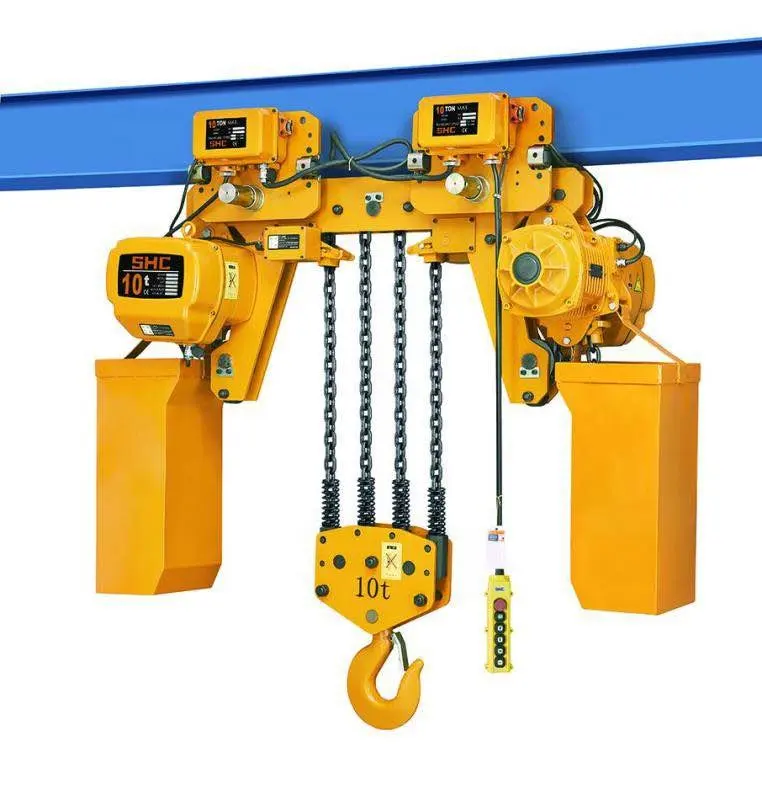 1t 20t monorail beam automatic electric chain block with design drawing