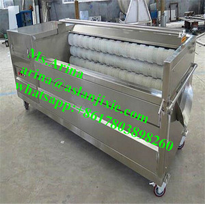 Máquina para Lavar Calabazas y Verduras de Raíz/Peladora de Verduras/Máquina para Lavar y Pelar Rábano Picante con Rodillo de Cepillo - Product Image 2