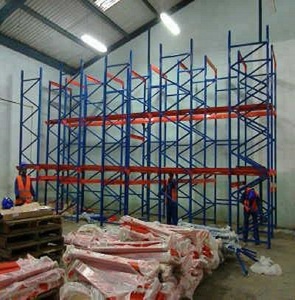 Drive in <span class=keywords><strong>Rack</strong></span>, estante de almacenamiento de acero, estantes de almacenamiento de almacén de metal, unidades de estantería, estante miniso de andamio de metal - Product Image 4