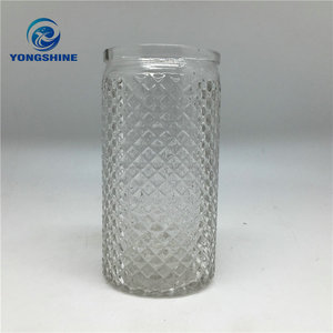 500 ml diamante palmatoria claro al por mayor taza, haciendo tarro vela cilíndrica - Product Image 2