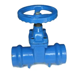 Handwiel Operated Socket Gate Valve Voor 75 Mm Pvc-buizen