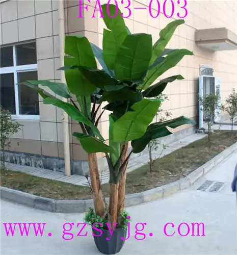 Large leaf artificial banana tree leaves/ banana plants