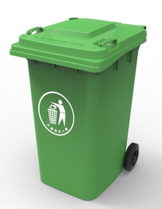 240L dustbin plastic sale price garbage containers plastic dust bin with wheels oem