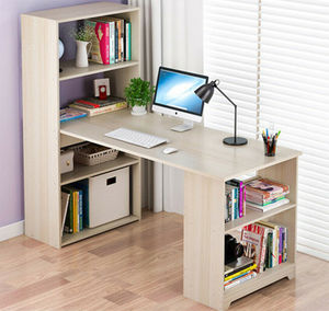 La computadora de escritorio de juegos de PC de oficina en casa <span class=keywords><strong>estudio</strong></span> DE TRABAJO w/estantería estantes - Product Image 3