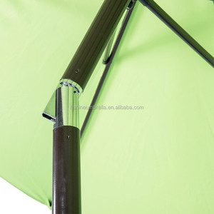 9ft sol al aire Libre Verde inclinado mercado jardín patio paraguas adecuado para <span class=keywords><strong>la</strong></span> tienda de café - Product Image 4