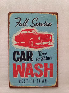 Servicio completo <span class=keywords><strong>de</strong></span> <span class=keywords><strong>Lavado</strong></span> <span class=keywords><strong>de</strong></span> <span class=keywords><strong>Coches</strong></span> Placa Cartel <span class=keywords><strong>de</strong></span> chapa Retro Metal Art Poster Bar pub hogar Decoración <span class=keywords><strong>de</strong></span> Pared - Product Image 1