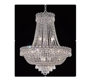 Modern luxury new decorative lamparas led mexico small crystal chandelier lighting chrome chandelier crystal lamps chrome finish