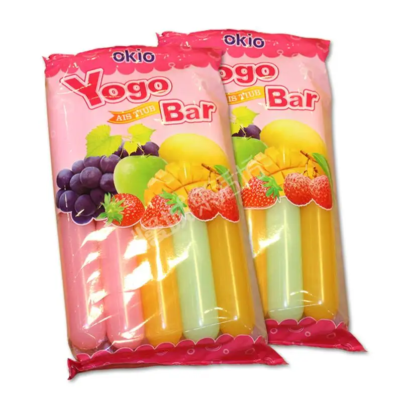 Famous brand mew Frozen magic Plastic Tube ice pop Popsicle lolly pouch