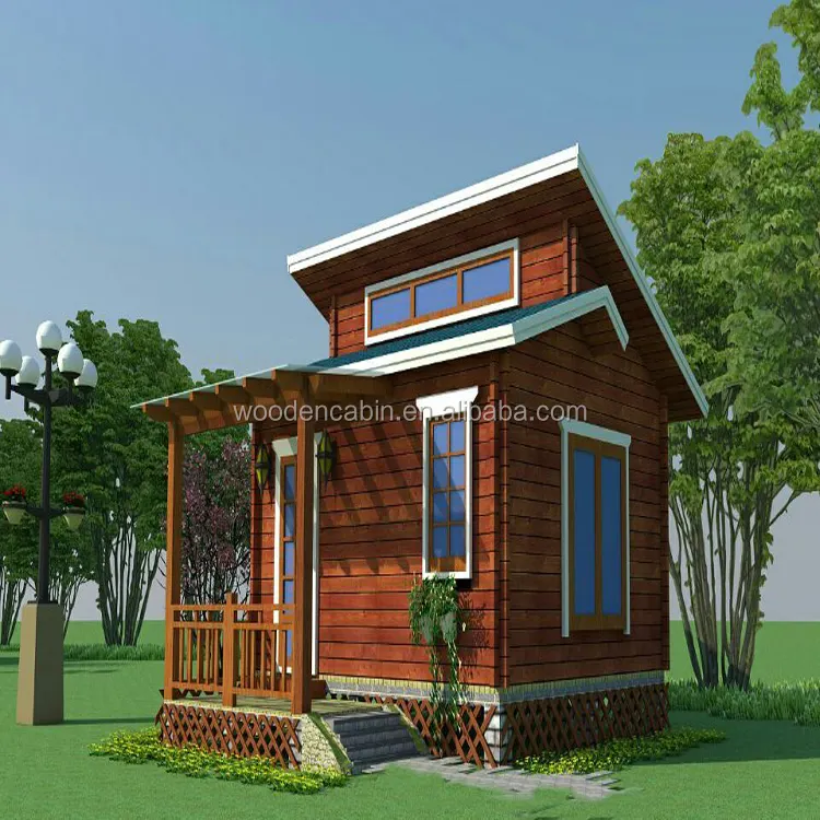 Nieuwe ontwerp cottage houten hut blokhut