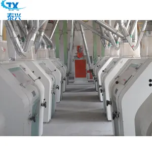 low price flour mill plant durum wheat semolina making machine and wheat flour packing machine india