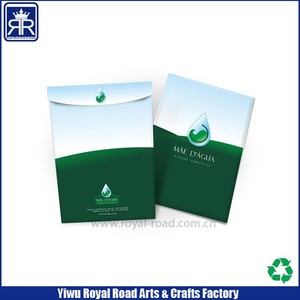 <span class=keywords><strong>Busta</strong></span> in Cartone Personalizzata Formato <span class=keywords><strong>A4</strong></span> con Tasca Portadocumenti, Stampa Logo CMYK e Chiusura a Bottone - Product Image 6