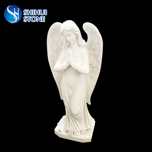 <span class=keywords><strong>Statua</strong></span> di Angelo in <span class=keywords><strong>Marmo</strong></span> a Grandezza Naturale SH STONE per Cimiteri o Giardini - Product Image 5