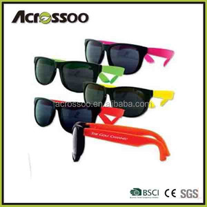 Gafas de sol promocionales estampadas en dos tonos <span class=keywords><strong>Nerd</strong></span>, venta al por mayor gafas de sol de neón de dos tonos - Product Image 3