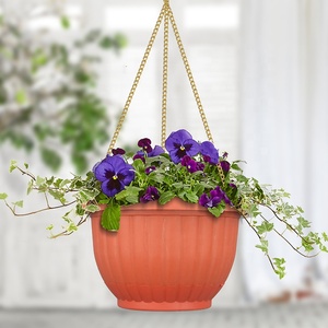 Panier suspendu Jardinière décor À <span class=keywords><strong>La</strong></span> <span class=keywords><strong>Maison</strong></span> pas cher en plastique pots de fleurs en gros - Product Image 1