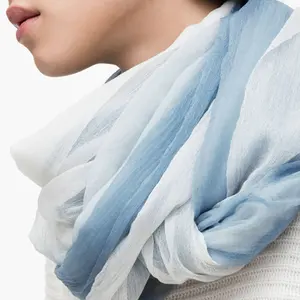 High Quality Ombre Light Cashmere Scarf Pashmina Cashmere Silk Scarf