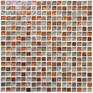 Azulejos de mosaico de cristal para baño, mezcla de cerámica verde - Product Image 4