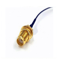 Échantillons gratuits SMA femelle uFL/u.FL/ RF adaptateur montage sur panneau connecteur étanche assemblage de câble