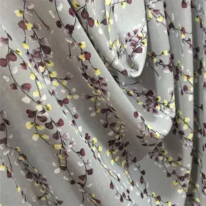 MITE New design shaoxing textile stock lot woven chiffon print stock fabric price per meter hot selling