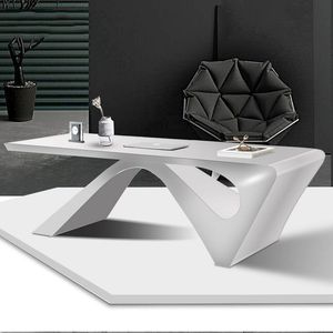 Elegant Office Table <strong>Corner</strong> L Shape <strong>Desk</strong> with Drawer and Bookshelf Acrylic Solid Surface Office <strong>Desk</strong> - Product Image 3