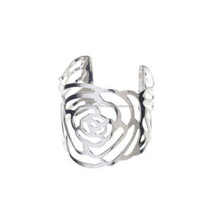 Serviette ronds de serviette en métal de haute qualité disponible à LOW MOW haute demande argent Rose serviette anneau Eco matériel - Product Image 1