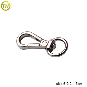 Vente en gros d'accessoires de quincaillerie 12-38 mm, fermoir à homard, sangle de sac à main, boucle à pression pivotante en métal - Product Image 2