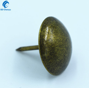 Clous ronds à tête bombée en fer bronze antique de 22 mm en vrac pour la décoration de canapés et de meubles - Product Image 5