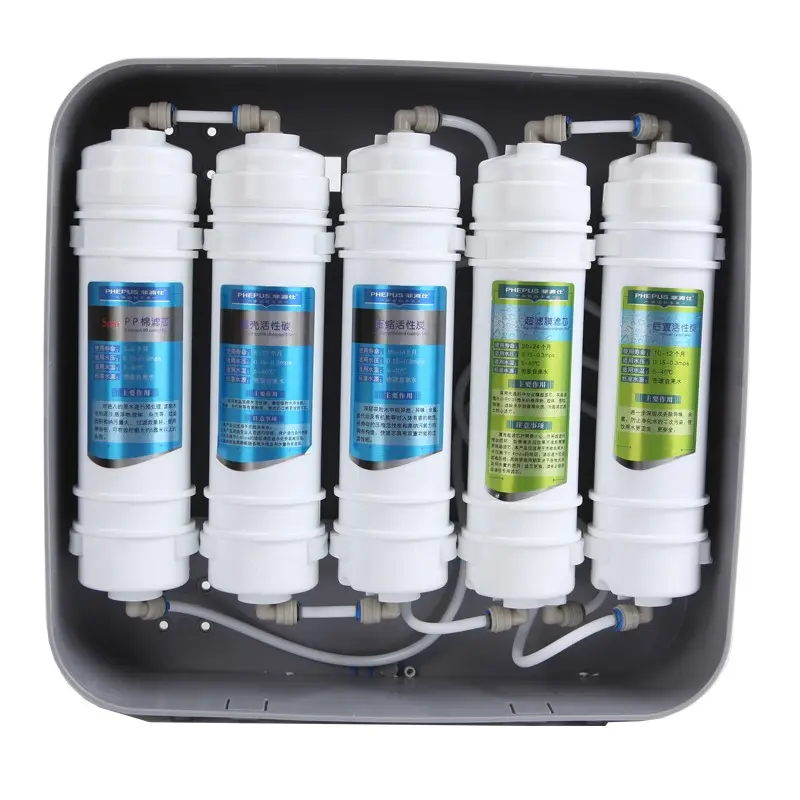 Phepus завод 5-ти ступенчатый при помощи ультрафильтрации системы минеральной УФ фильтр для воды для продажи