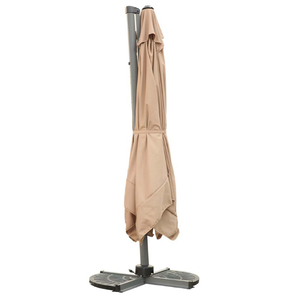 Sombrilla grande cuadrada de alta calidad, 3m x 3m, poste lateral, doble, de aluminio - Product Image 5