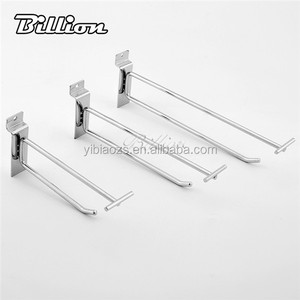 Bảng Kim Loại Slatwall Móc Trưng Bày Kim Loại <span class=keywords><strong>Peg</strong></span> Slat Tường Chân Đế - Product Image 4