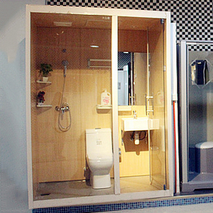 Portabel Terintegrasi Semua Dalam Satu Pod Kamar Mandi Kapsul Modular dengan Pancuran dan Toilet All-In-One SMC1216 - Product Image 3