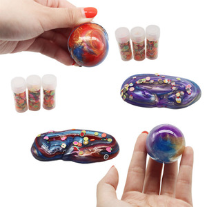 YY0269-Paquete de fruta de galaxia, <span class=keywords><strong>huevo</strong></span> de Slime, masilla de brillantina, juguete de limo esponjoso, arcilla transparente Jumbo, juguete para niños y niñas - Product Image 3