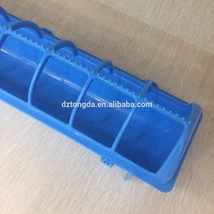 Mangeoire automatique pour oiseaux en plastique, 68 cm de long, mangeoire pour pigeons, poussins, cailles - Product Image 2