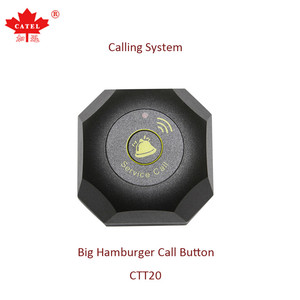 CATEL 장거리 무선 통화 시스템 레스토랑 카페 서비스용 호출 버튼 호출 벨 - Product Image 5
