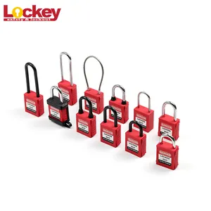 Master wholesale keyed alike mini safety plastic padlock with master key