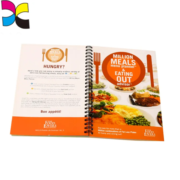 Новый дизайн, дешевые кулинарные книги, печать вкусной еды, записная книжка, записная книжка