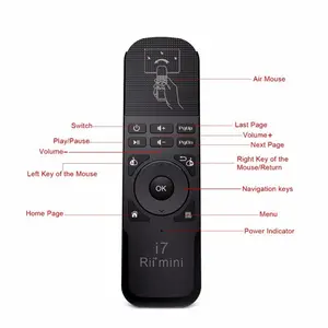 Rii Mini i7 2,4G Mini Drahtlose Tastatur für android tv box fern Combo Eingebaute 6 Achse für TV BOX Mini/Laptop PC 10 Mt