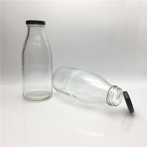 500 ml claro leche y agua bebida botella de <span class=keywords><strong>vidrio</strong></span> con tapa hermética - Product Image 4