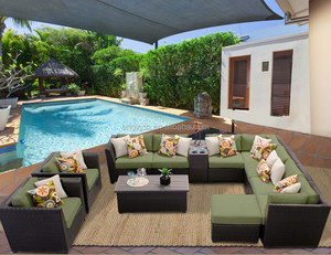 Hotel de 5 estrellas elegante salón transversal grande exterior silla y <span class=keywords><strong>mesa</strong></span> muebles de ratán <span class=keywords><strong>sofa</strong></span> - Product Image 6