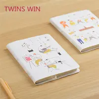 Japanse Lage Prijs 2019 Trendy Hot Leuke Kantoorbenodigdheden Afdrukken Cartoon Papier Notebooks Met Aangepaste Logo 1038