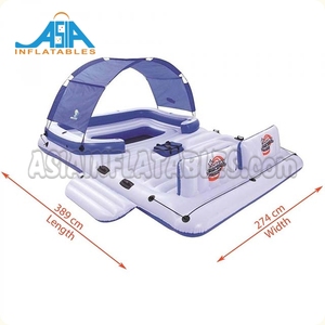 Salon gonflable flottant de haute qualité, île de fête en diti <span class=keywords><strong>Tropical</strong></span> - Product Image 3