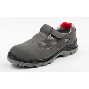 Erkek koruyucu yaz iş hafif çalışma çelik ayak kompozit levha güvenlik sandalet açık havada esd güvenlik ayakkabıları