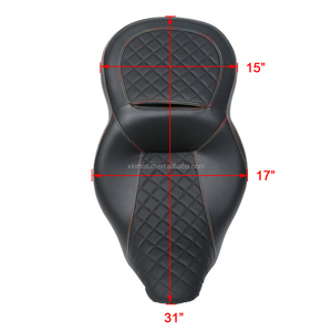 Siège conducteur et passager CC Rider XF2906C52-01-<span class=keywords><strong>B</strong></span> compatible avec Harley Touring Street Road Glide <span class=keywords><strong>King</strong></span> 2014-2018 - Product Image 3