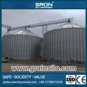 Silo Tanks Corn / Wheat Galvanized Steel Silo Tank Grain Storage Bin