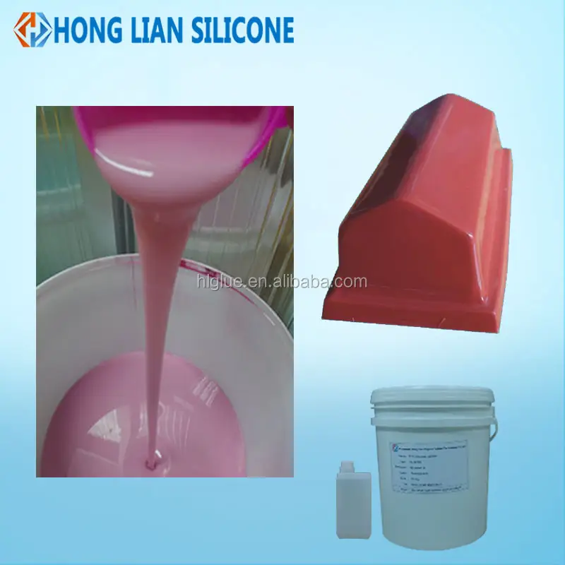 赤いパッド印刷シリコンゴム2成分液体シリコンDIYゴム材料印刷パッド製造用