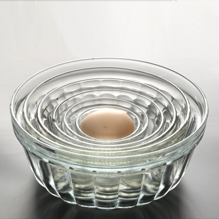 Slant Cut Glass Bowl,Glass Dessert bowl,Glass Terrarium glass salad bowl  with print