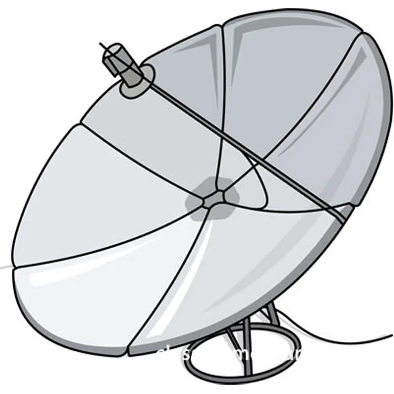 C-Band 120cm/135cm/150cm/180cm/210cm/240cm Satelliten schüssel antenne im Freien verwendet