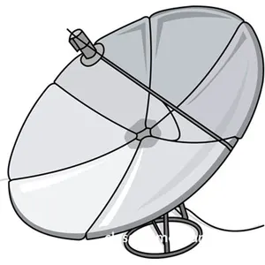 C-Band 120cm/135cm/150cm/180cm/210cm/240cm satellite dish antenna used outdoor