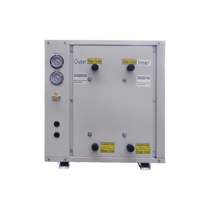 Hệ thống máy bơm nhiệt nguồn nước ngầm hiệu suất cao sử dụng môi chất lạnh R410A, kiểu nước-nước không bình chứa, dành cho khách sạn & sử dụng ngoài trời - Product Image 2