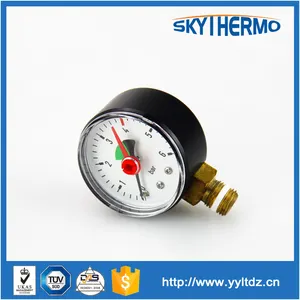 Máy Đo Áp Suất Nhiệt Độ Nhỏ 80Mm Cho Hệ Thống Nước Nóng